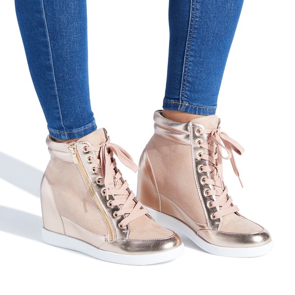 shanta platform wedge sneaker